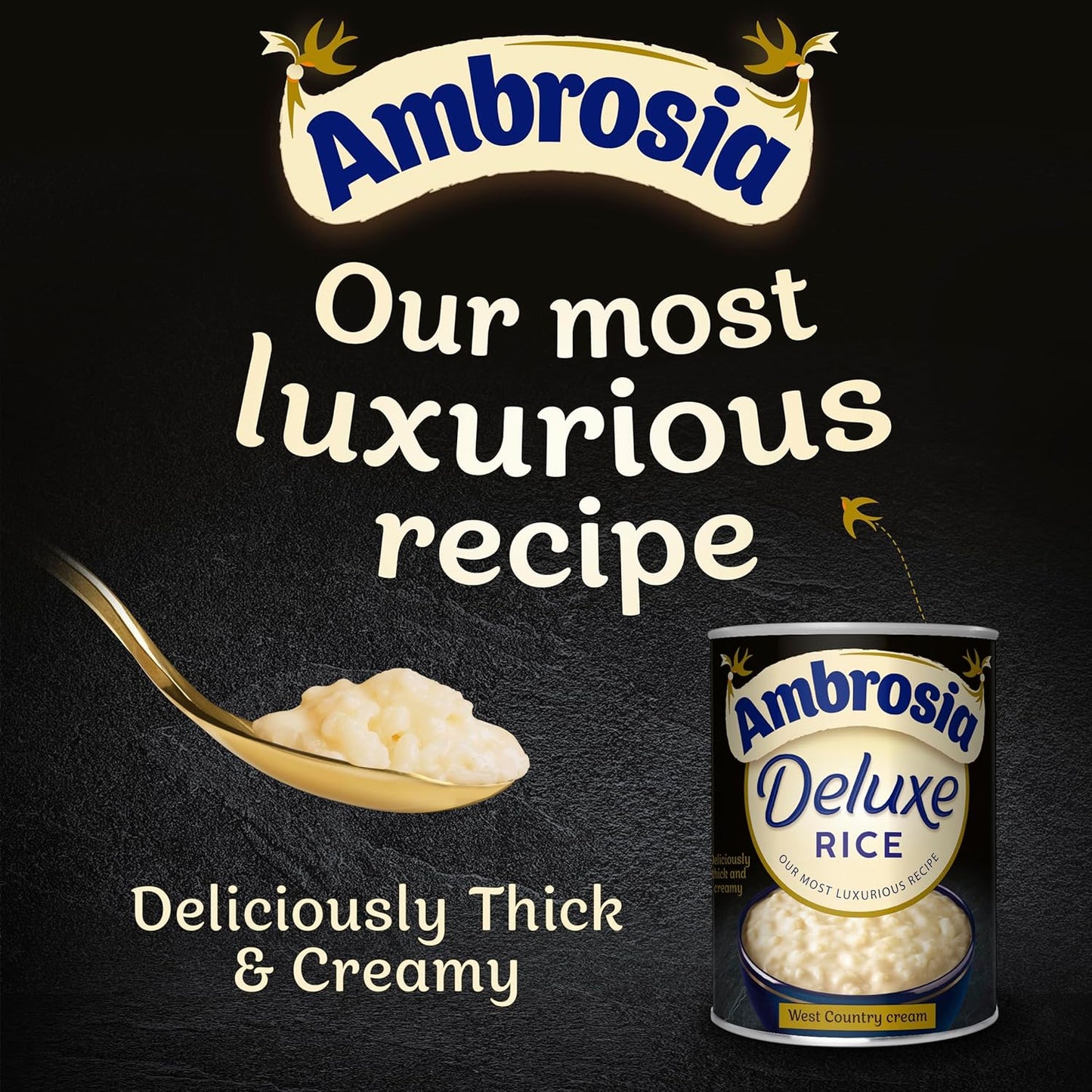 🍚 Ambrosia Deluxe Rice Pudding 400g – Creamy British Dessert