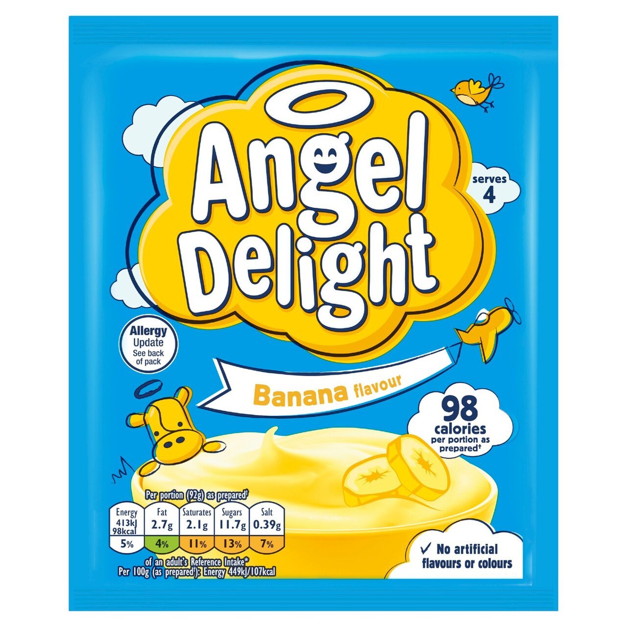 π Angel Delight Banana Instant Dessert Mix 59g β Light, Creamy British Treat