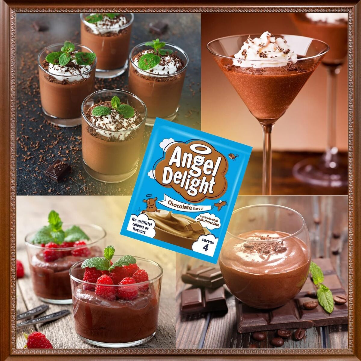 🍫 Angel Delight Chocolate Instant Dessert Mix 59g – Creamy, Classic British Treat