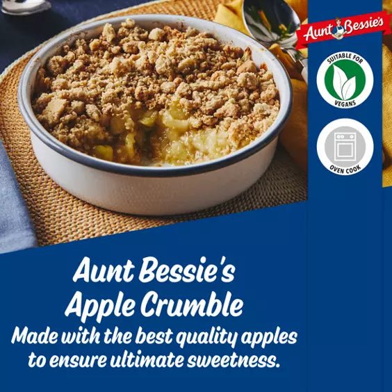 🥧 Aunt Bessie’s Golden Crumble Mix 400g – Classic British Dessert
