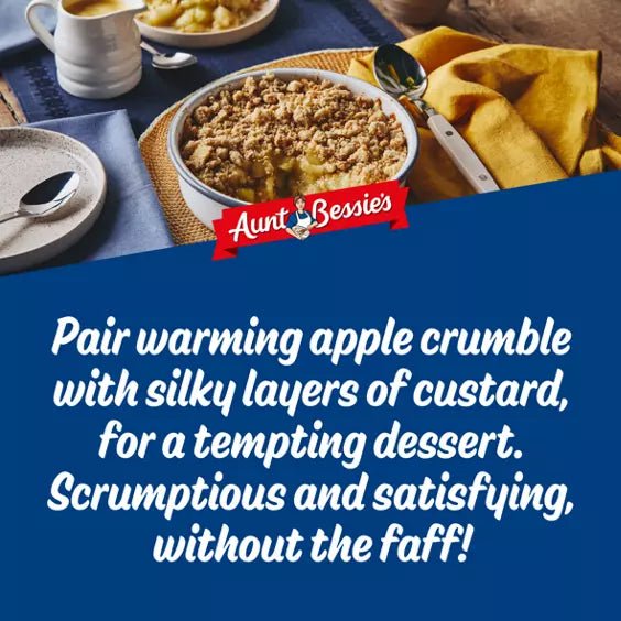 🥧 Aunt Bessie’s Golden Crumble Mix 400g – Classic British Dessert