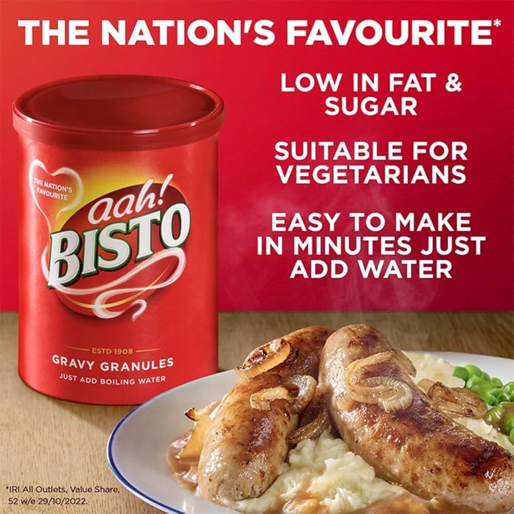 Bisto Favourite Gravy Granules 190g – British Instant Gravy Tub