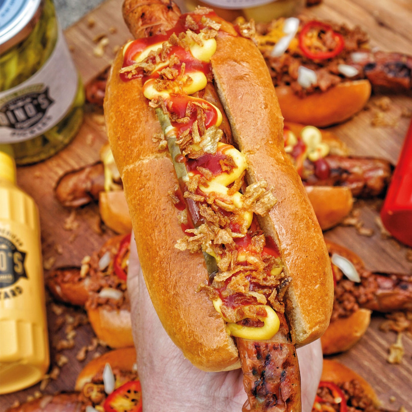 🌭 Dino’s Famous Big Dogs 1030g – American-Style Hot Dogs, Jumbo UK Import