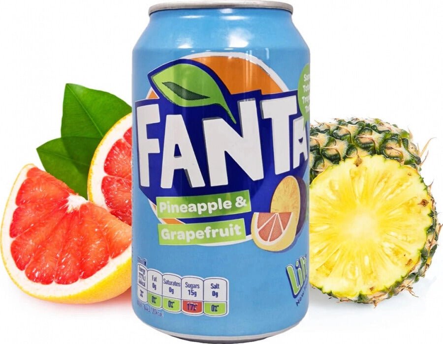Fanta Pineapple & Grapefruit 330ml – British Tropical Soft Drink, Buy British PH