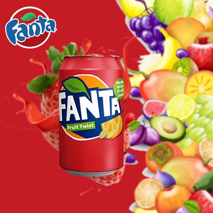 ๐น Fanta Fruit Twist 330ml โ Refreshing British Soft Drink