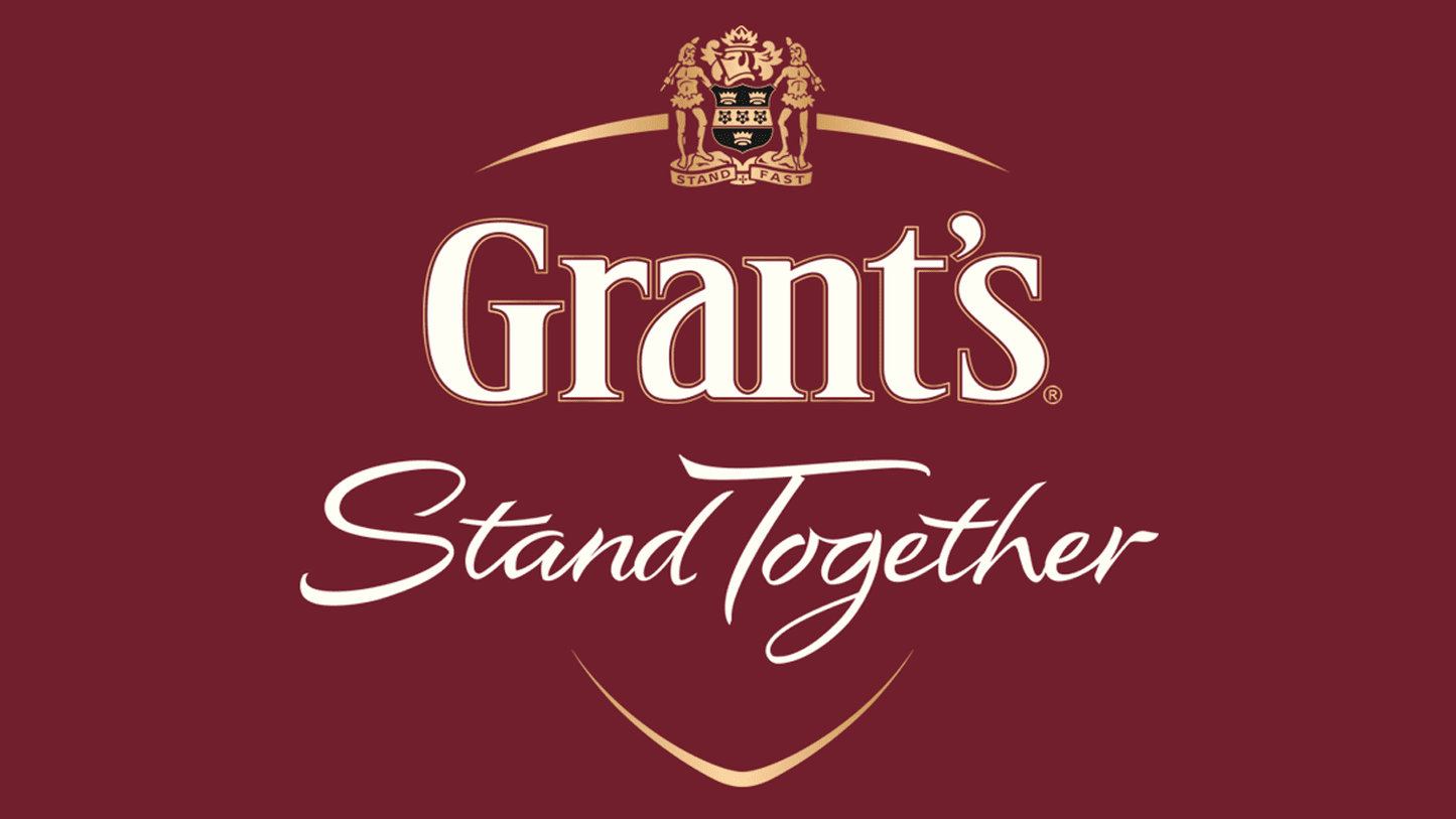 Grant's stand together logo on a red background