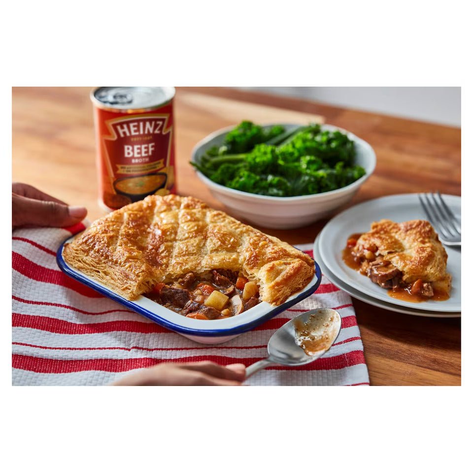 🥣 Heinz Beef Broth Soup 400g – Rich, Meaty British Soup Classic