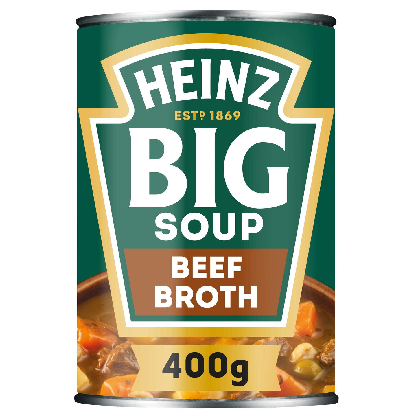Heinz Big Soup Beef Broth 400g – Chunky British Soup, Buy British PH