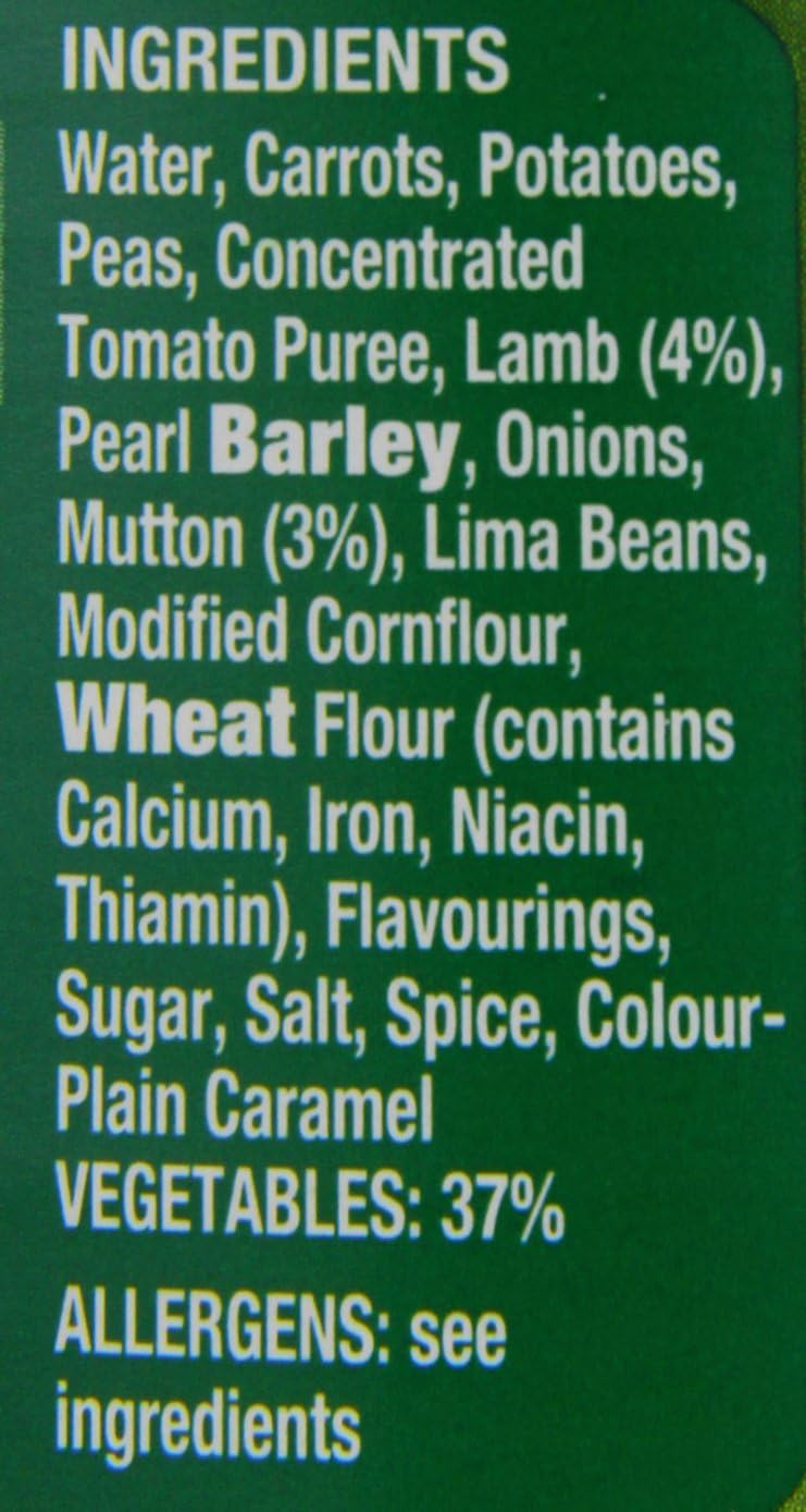 Heinz Big Soup Lamb & Vegetable 400g – British Chunky Tinned Soup, Buy British PH
