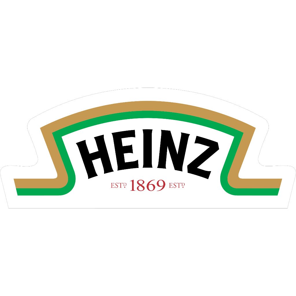 Heinz logo with green and gold border on a white background