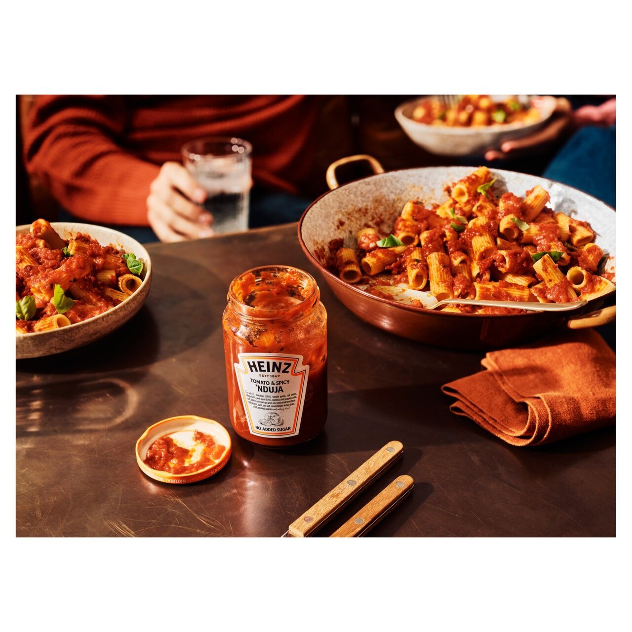 🍝 Heinz Tomato & Spicy 'Nduja Pasta Sauce 350g – Bold British-Italian Sauce
