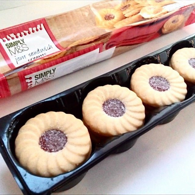 🍪 M&S Jam Sandwich Creams 150g – Classic British Biscuit with a Fruity Twist
