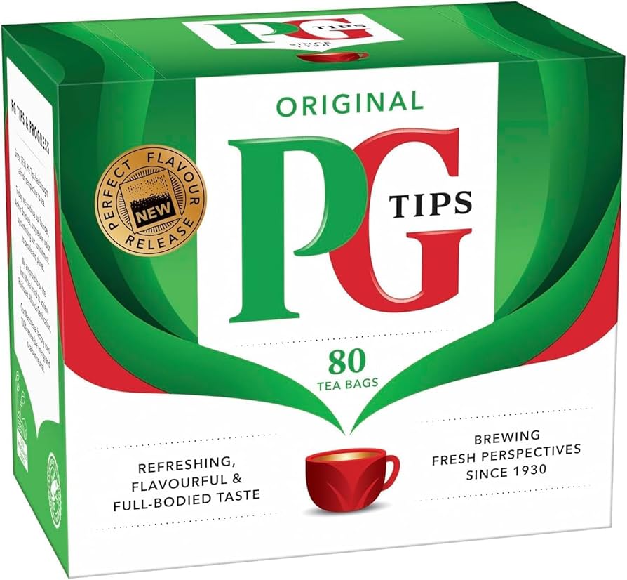 PG Tips Original 80 Teabags – British Black Tea, Buy British PH