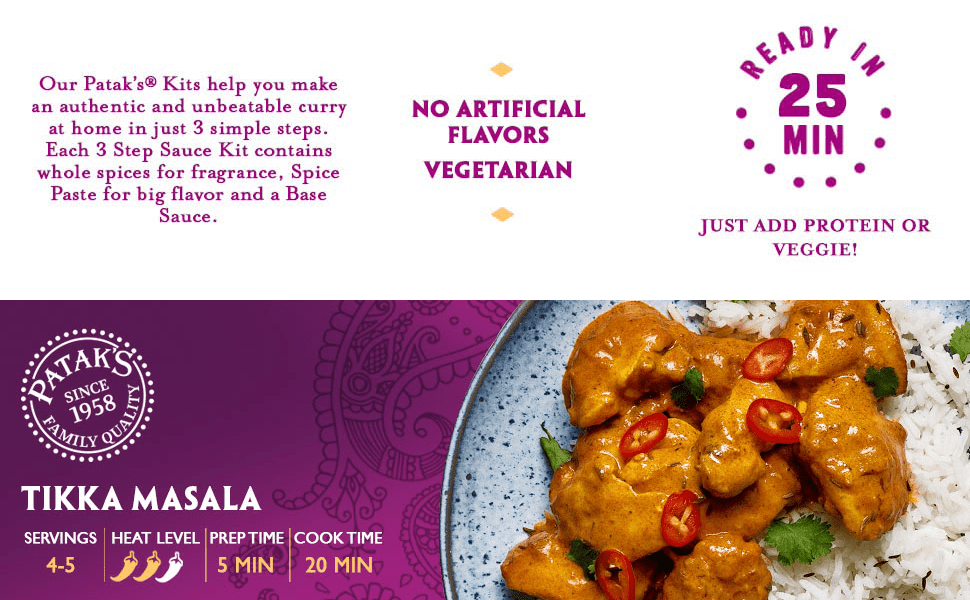 Patak's Tikka Masala Sauce 450g – British Curry Sauce, Buy British PH