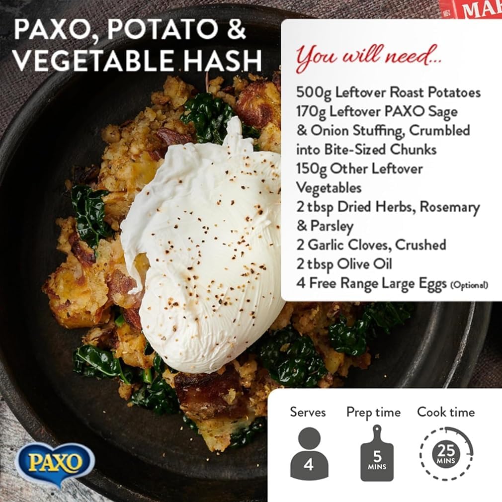 🌿 Paxo Sage and Onion Stuffing Mix 170g – Classic British Side