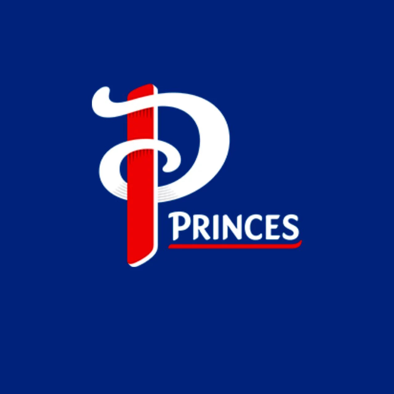 Princes logo with a red and white 'P' on a blue background