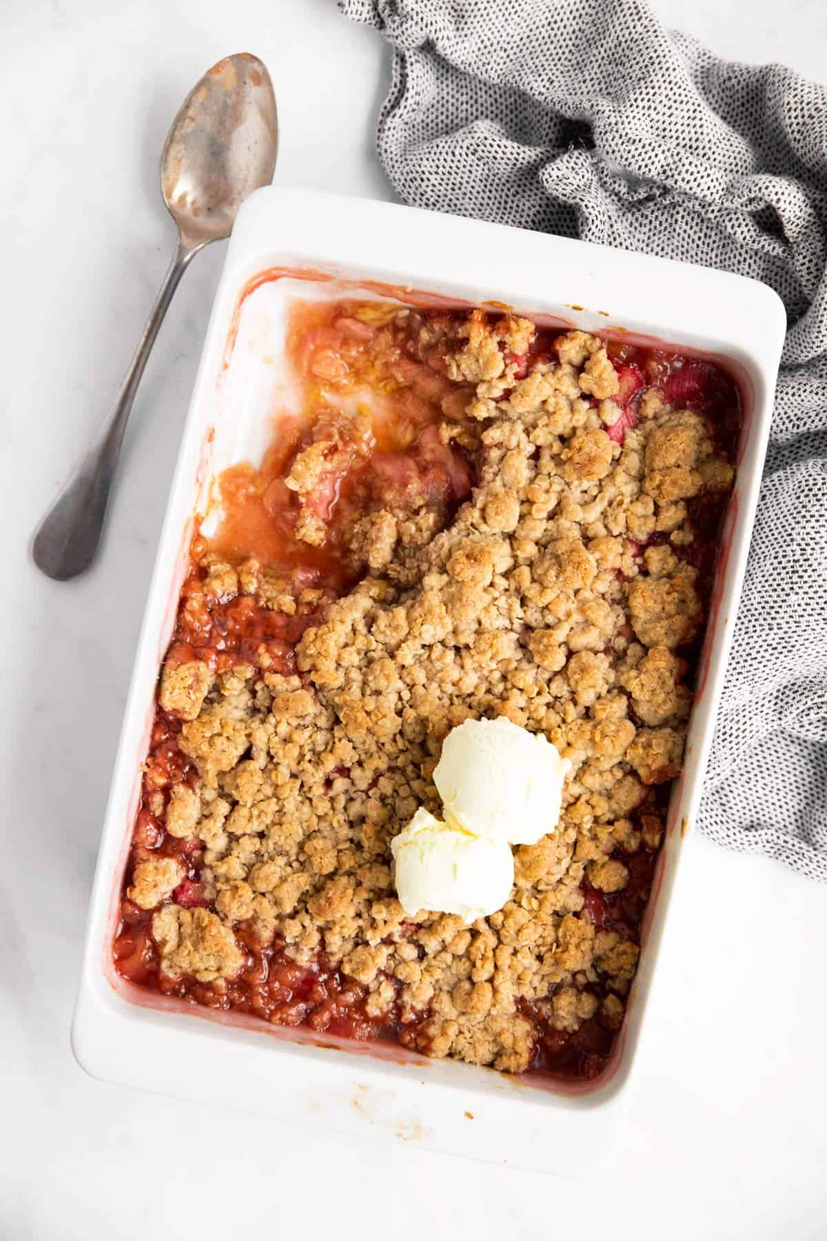 Rhubarb Chunks Crumble – British Fruit for Puddings, Buy British PH