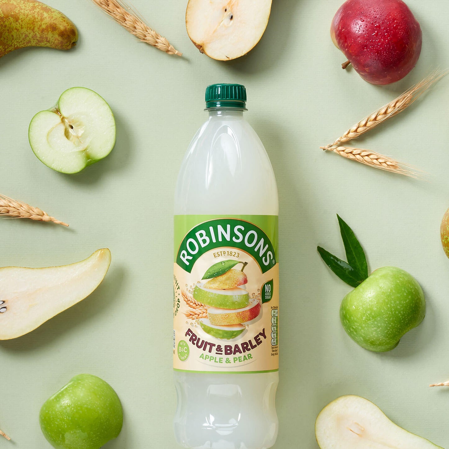 🍎 Robinsons Fruit & Barley Apple & Pear Squash 1L – Refreshing British Drink