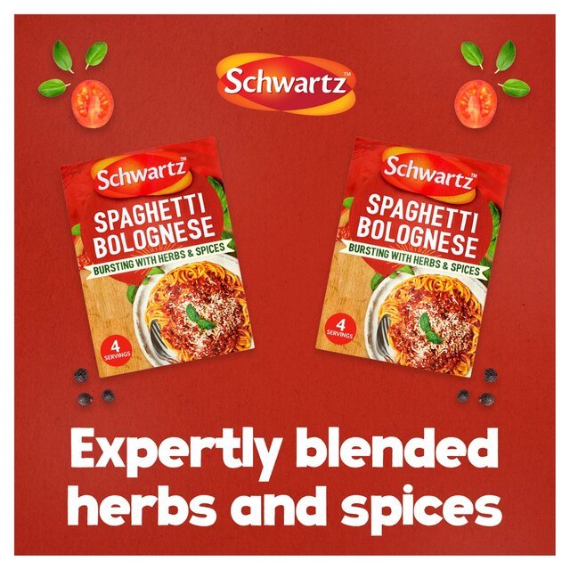 ๐ Schwartz Authentic Spaghetti Bolognese Sauce Mix 40g โ Classic Italian-British Comfort