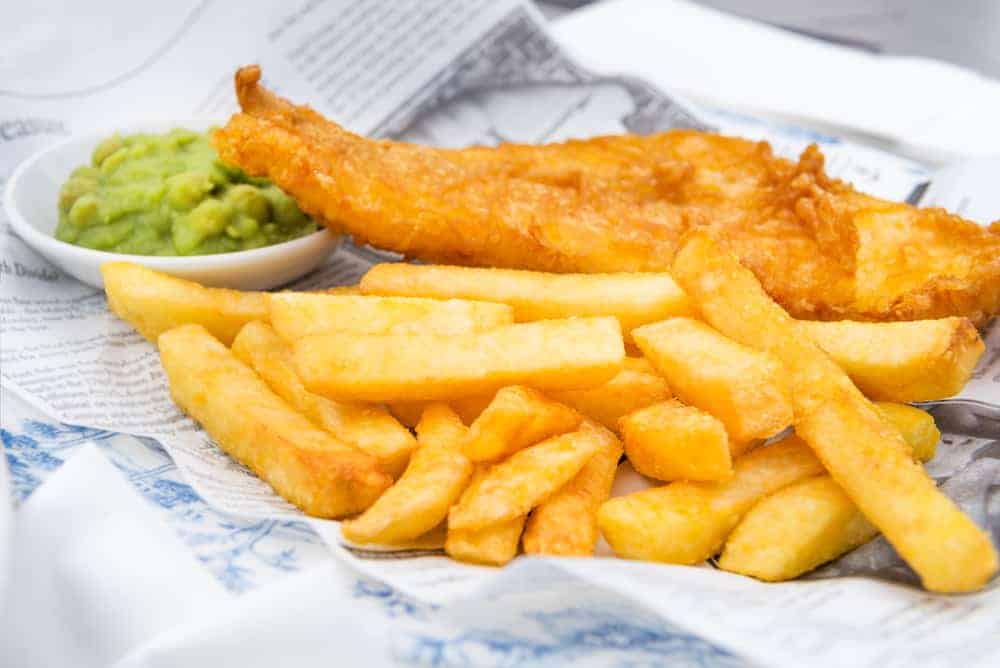 Fish and Chips with Mushy Peas – Buy British PH