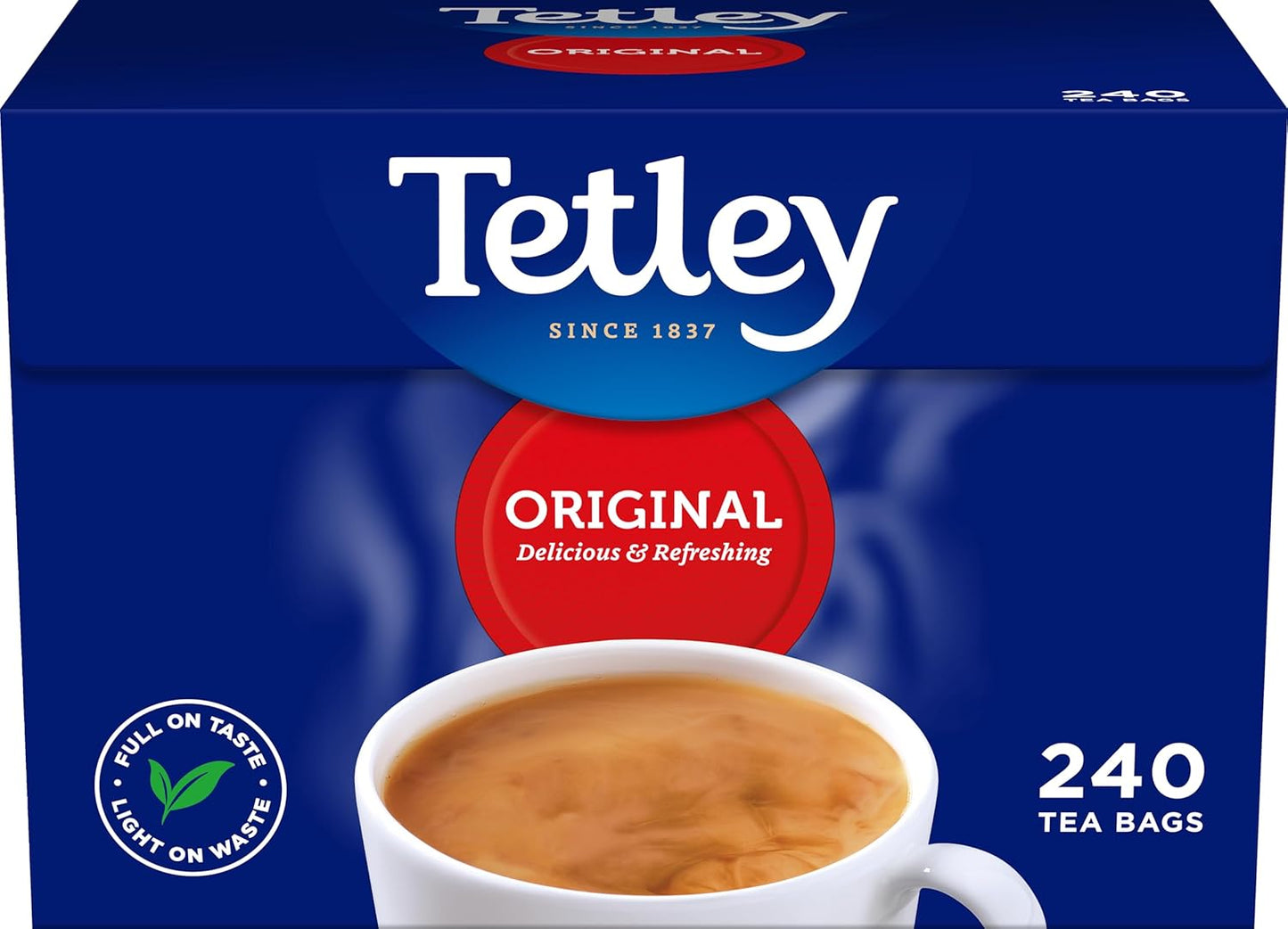 Tetley Original 240 Teabags – British Black Tea Bulk Pack, Buy British PH