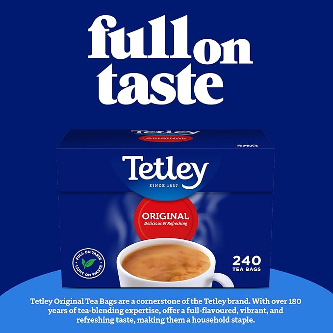 Tetley Original Teabags – British Black Tea, Buy British PH