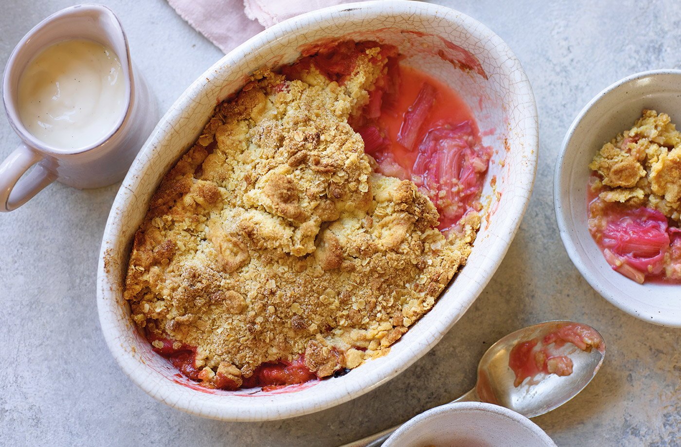 Rhubarb Chunks Crumble – British Fruit for Puddings, Buy British PH