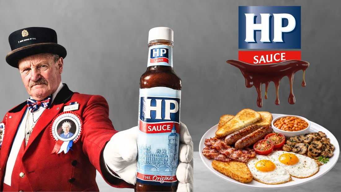 HP Sauce with traditional British breakfast – classic British sauce in the Philippines