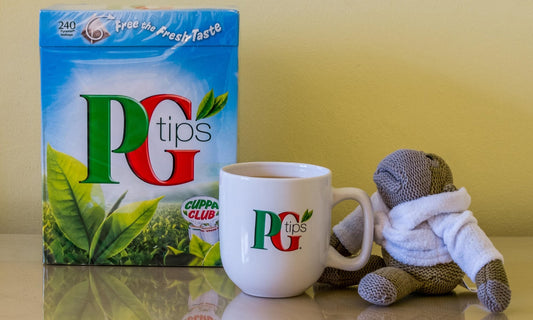 PG Tips tea bags with mug – classic British tea in the Philippines