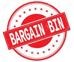 Bargain Bin badge indicating discounted products