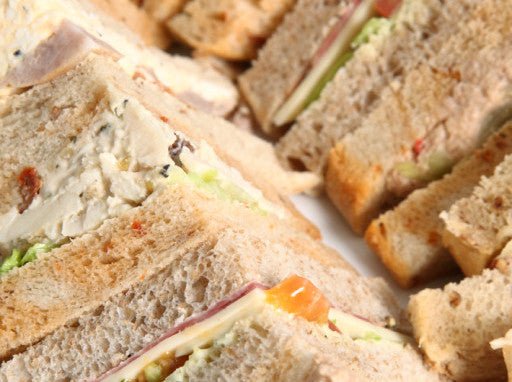 British sandwiches filled with classic spreads and fillings