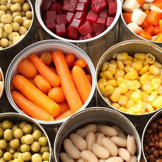 Mushy peas and British tinned vegetables