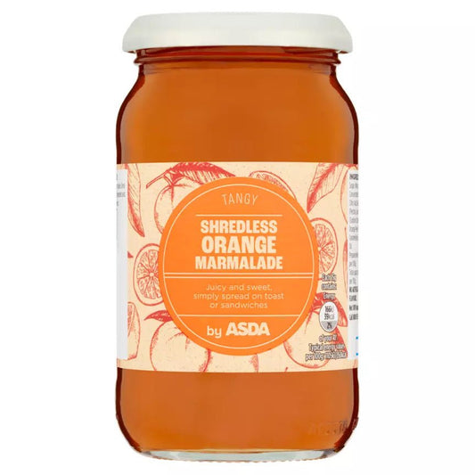 🍊 ASDA Tangy Shredless Orange Marmalade 454g – Smooth British Classic