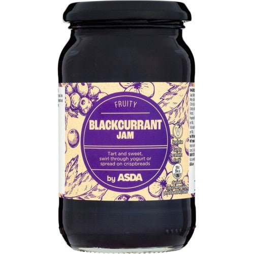 ASDA Blackcurrant Jam 454g – British Fruit Spread, Buy British PH