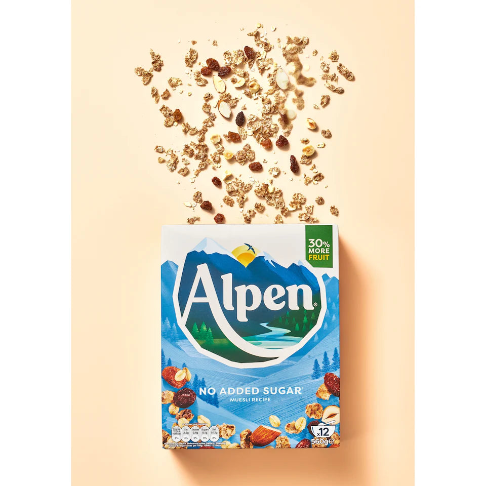 🥣 Alpen Muesli No Added Sugar 550g – 30% OFF EXP 01 Jan ’26