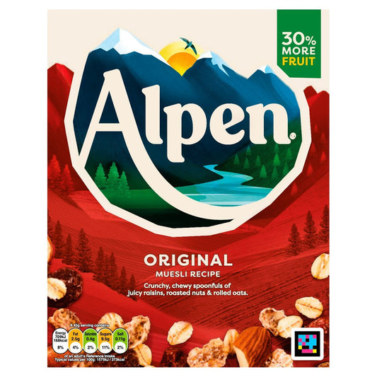 🥣 Alpen Muesli Original 550g – Wholesome British Breakfast Blend