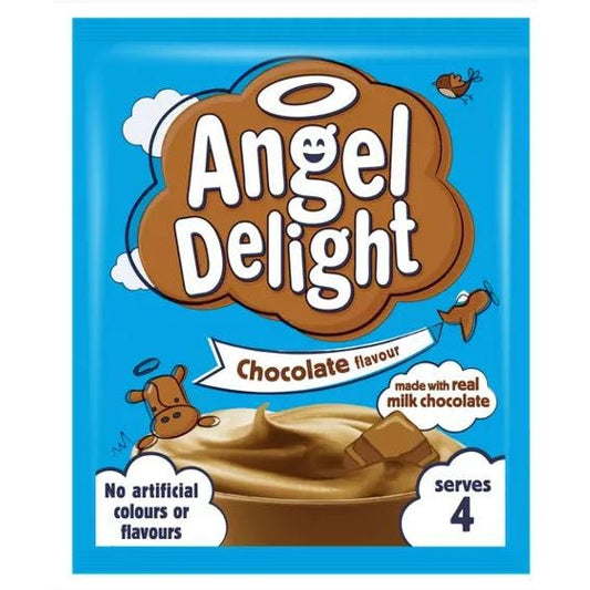 Angel Delight Chocolate Instant Dessert Mix 59g – British Pudding Sachet, Buy British PH