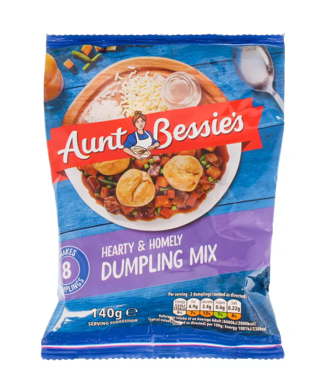 🥟 Aunt Bessie’s Dumpling Mix 140g – Classic British Stew Dumplings
