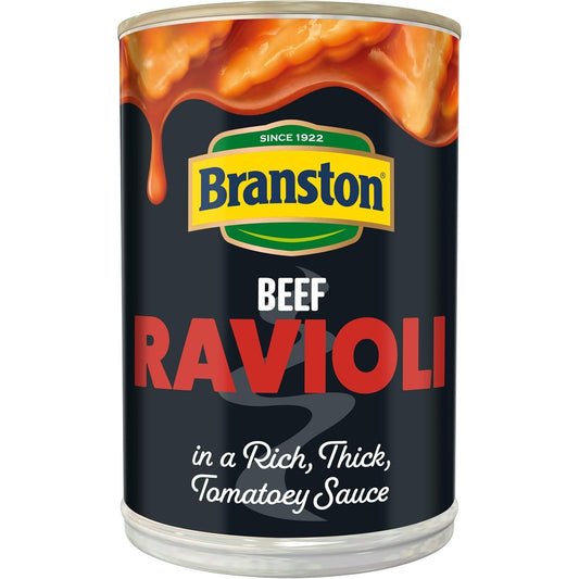 🥫 Branston Beef Ravioli 395g – Classic British Pasta