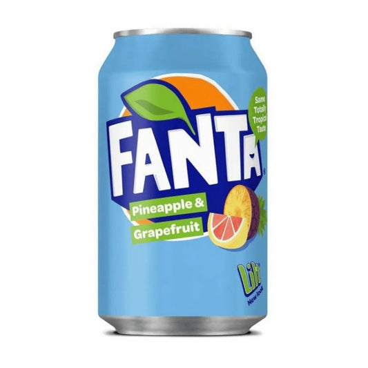 Fanta Pineapple & Grapefruit 330ml – British Tropical Soft Drink, Buy British PH