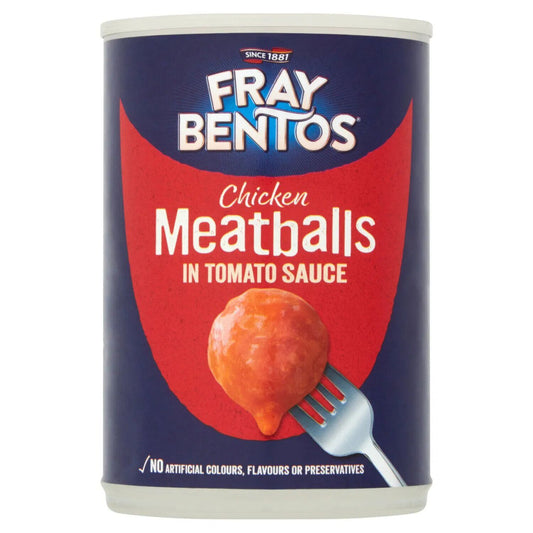 Fray Bentos Meatballs in Tomato Sauce 380g – British Tinned Meal, Buy British PH