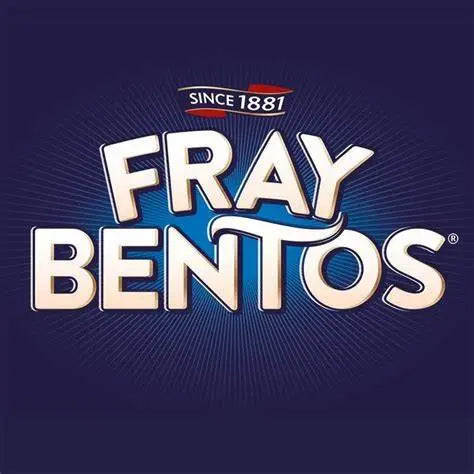 Fray Bentos logo on a dark blue background, now available in the Philippines.