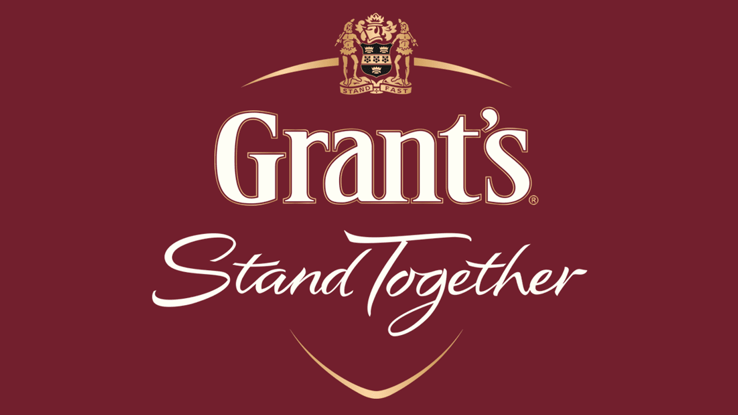 Grant's stand together logo on a red background