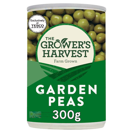 Growers Harvest Garden Peas 300g – British Tinned Vegetables, Buy British PH