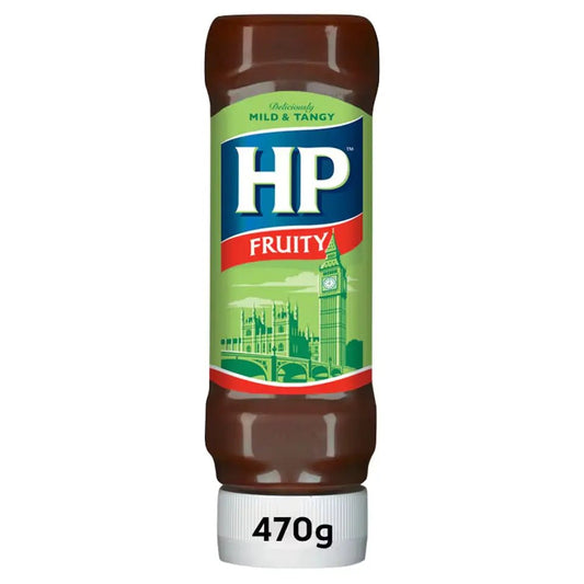 🍯 HP Fruity Sauce Top Down 470g – Classic British Sauce