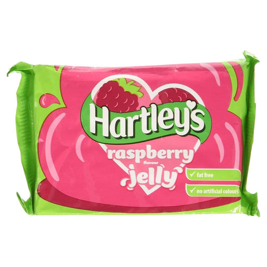 🍓 Hartley’s Raspberry Jelly 135g – Bright, Bouncy British Dessert Classic