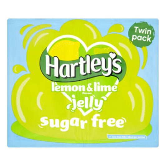 Hartley’s Sugar Free Lemon & Lime Jelly 23g – British Jelly Mix, Buy British PH
