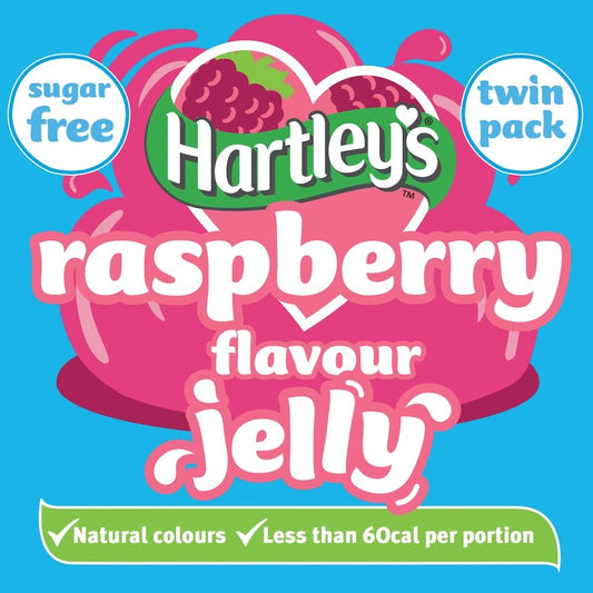 🍓 Hartley’s Sugar Free Raspberry Jelly 23g – Fruity, Guilt-Free British Treat