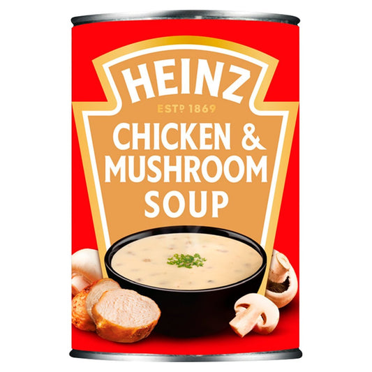 🥫 Heinz Chicken & Mushroom Soup 400g – Classic British Soup