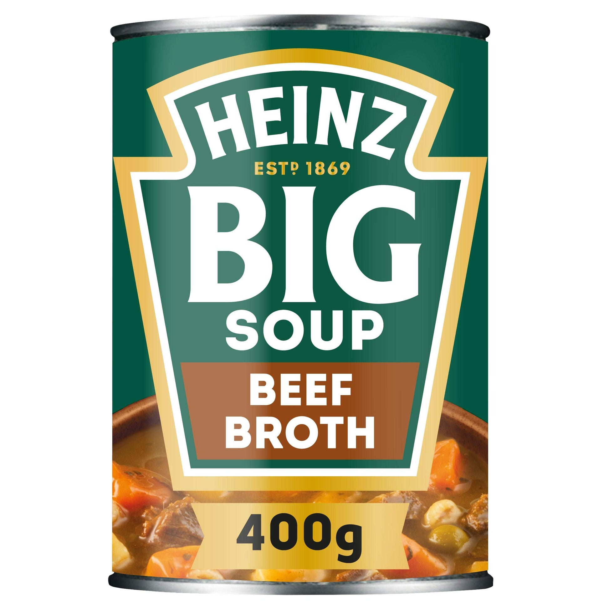 Heinz Big Soup Beef Broth 400g – Chunky British Soup, Buy British PH